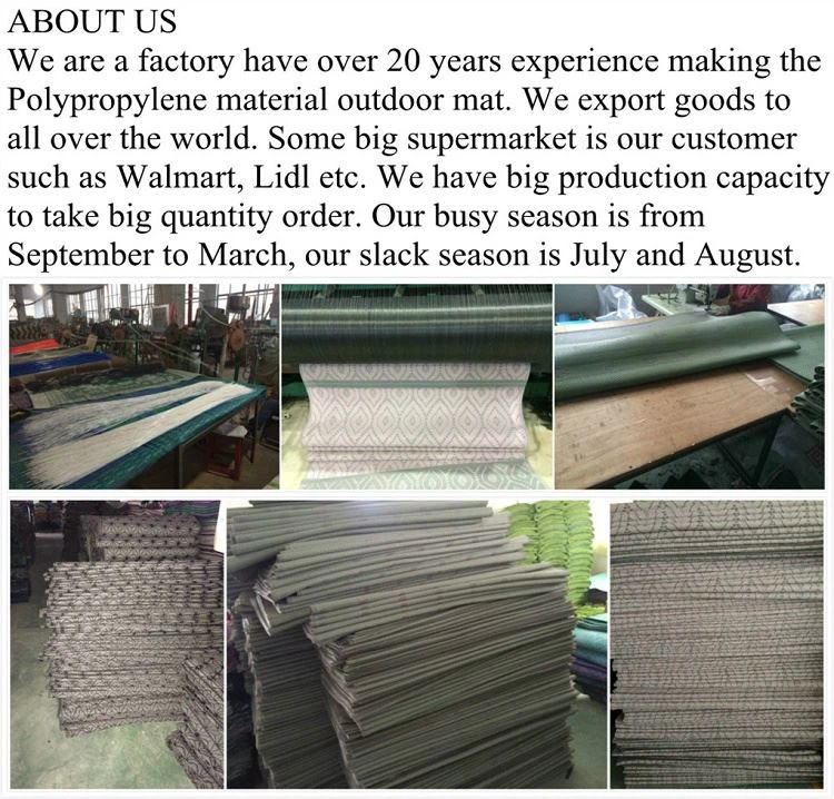 outdoor PP door mats about us