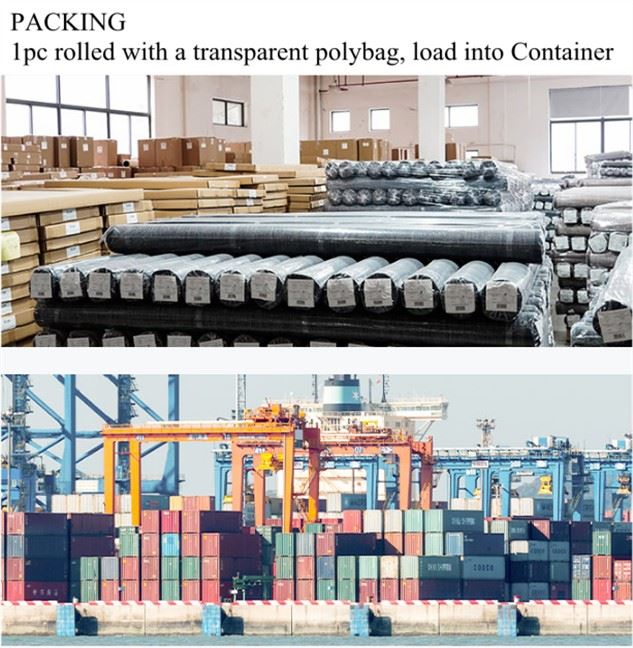 woven PVC carpets packing