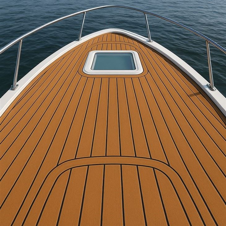 Faux Teak EVA Boat Flooring