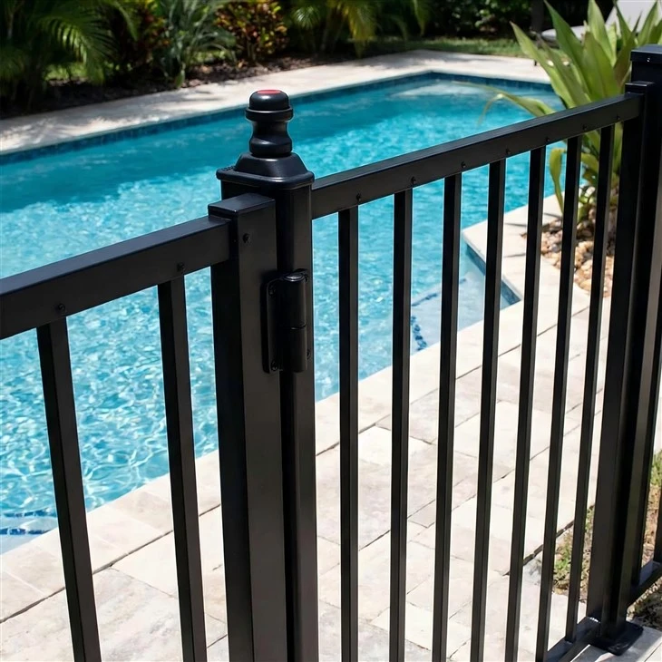 Self-Latching Vertical Pool Gate Lock