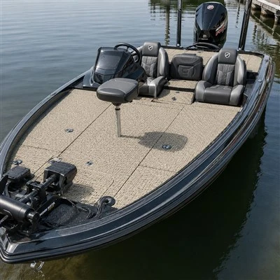 Heavy Duty Woven Vinyl Marine Flooring For Luxury Pontoons
