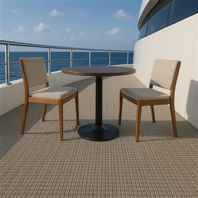 Luxury Woven Vinyl Boat Flooring