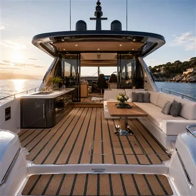 Premium UV Resistant Woven Marine Flooring For Boats